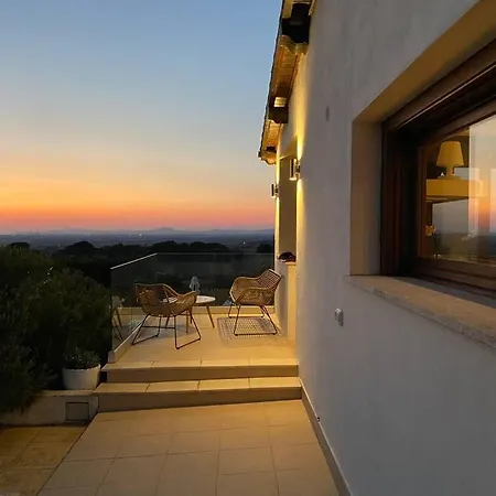 Linnazello - Elegant Pool With Sea View Near Rome/tuscany Villa