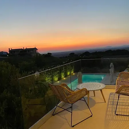 Linnazello - Elegant Pool With Sea View Near Rome/tuscany Villa Tarquinia